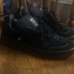 custom adidas Samba XLG Black Carbon 