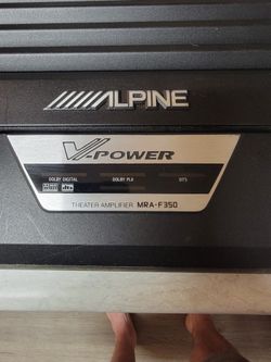 Alpine RARE MRA F350 Multimedia/DVD Theater Amplifier! $200 Firm
