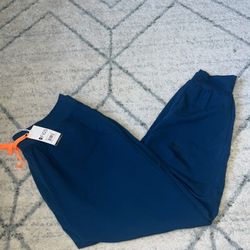 FIGS NWT Deep Reef XL Petite XL/P High Waisted Zamora Jogger Scrub Pants READ