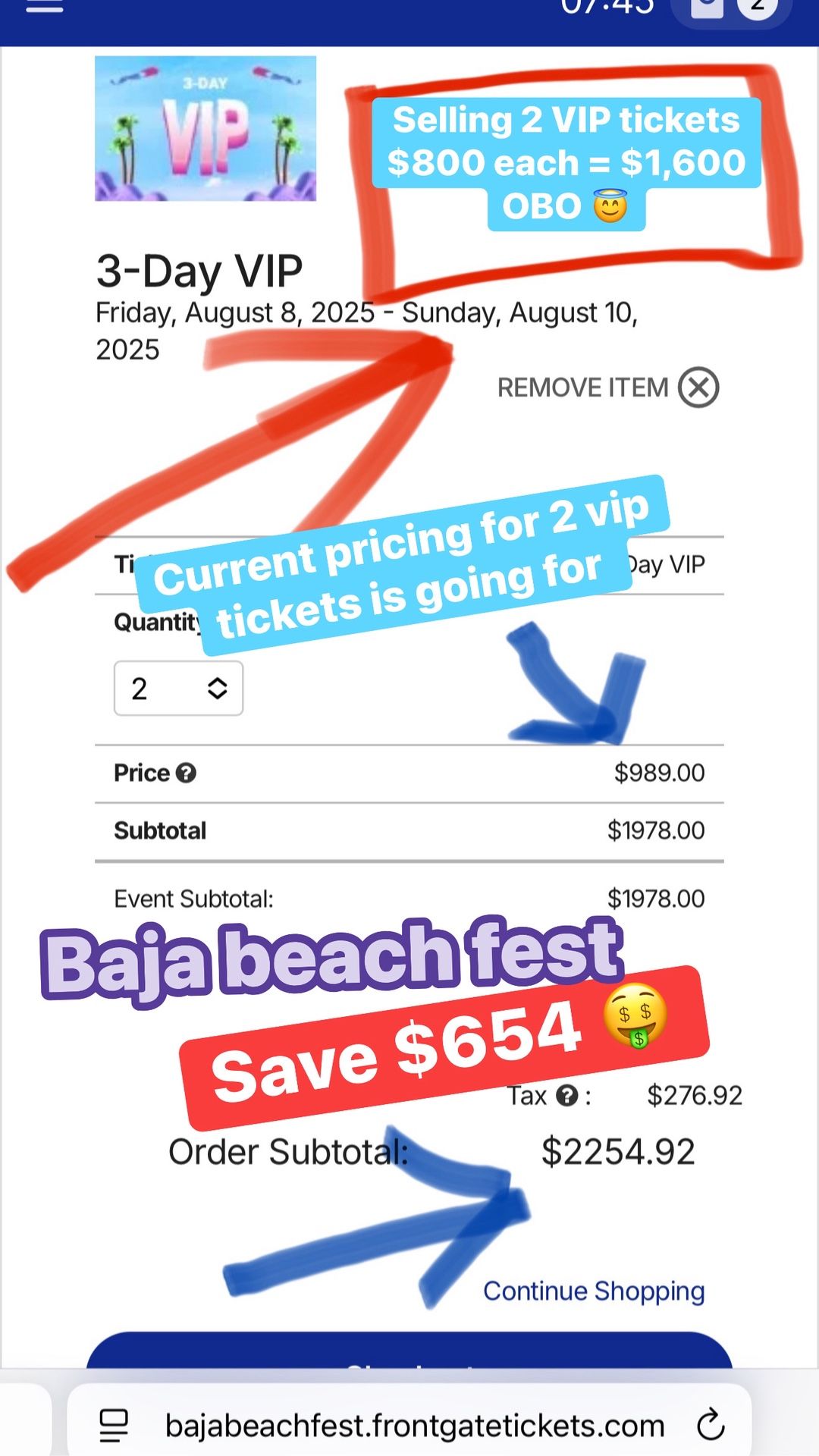 Baja Beach Fest Tickets