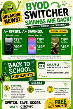 Awesome deals available ❤️ Cricket Wireless Fuquay Varina