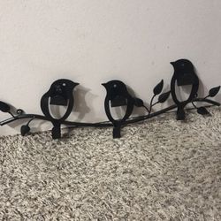  Bird Holder Metal For The Wall
