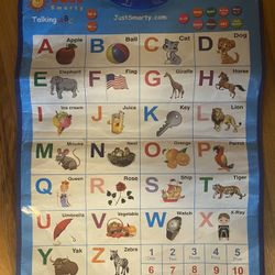Kids  Learning Just Smarty Electronic Interactive Alphabet Wall Chart