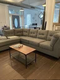 Grey Sectional (Delivery Available)