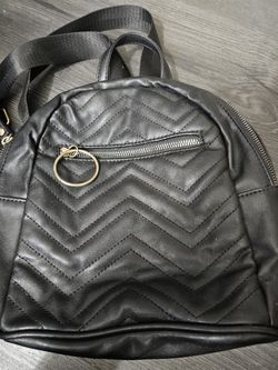 Black Mini Backpack