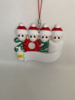 Christmas Ornament family of 4