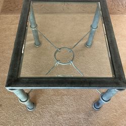 Coffee Table, End Table Plus Matching Display Shelves