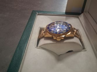 40mm submarine blue dial/ bezel excellent condition