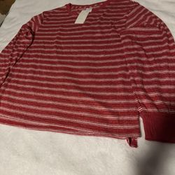 Blusa Manga Larga Nueva  Color Rojo ❤️ 