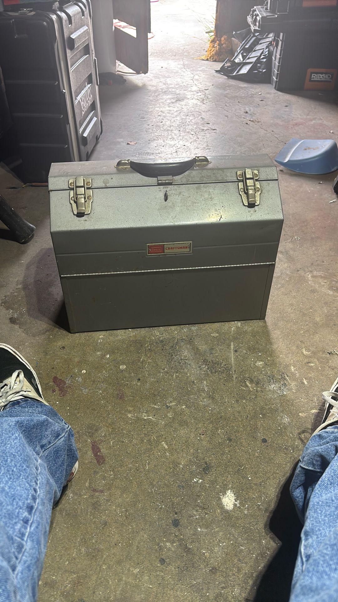 Craftsman coffin Tool box
