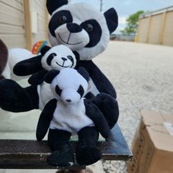 Panda Plush Family