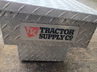 71in L x 13im W Tractor Supply Metal Metal Toolbox for Truck Etc