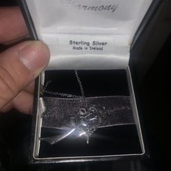 Silver Shamrock Cross  With Chain Model 6002