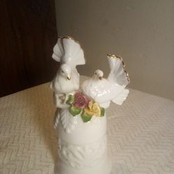 Porcelain Bell With Doves