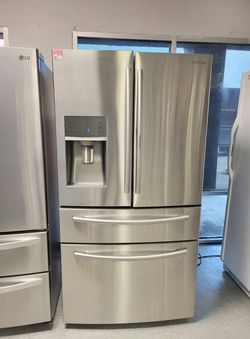 Samsung 4‑Door French Door Fridge – Stainless, Ice & Water
