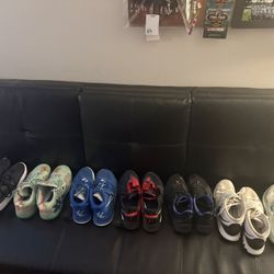 Men’s Basketball Shoe Lot – 9 Pairs (Nike, Adidas, Signature Models) – Size 13-14