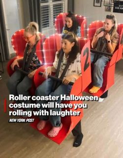 Roller coaster costume