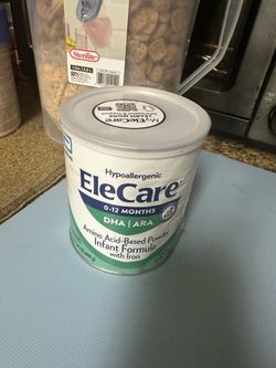 Elecare Hypoallergenic baby formula 0-12 months $40