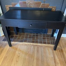 Black Wood Desk 