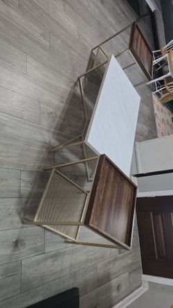 1 coffee table and 2 end tables