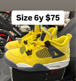 Jordan’s cheap size 6y yellow thunder