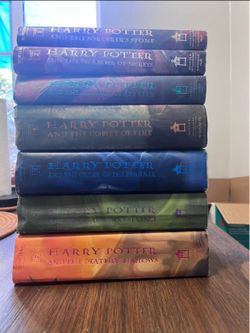 The 7 Hardcover Harry Potter books