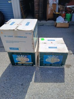 Chandelier new in package never open  $30 each