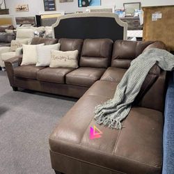 Navi Chestnut RAF Sectional Ashley / couch /Living room set