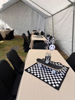 Tan Table Covers For Party