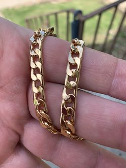 24inch gold plated chain