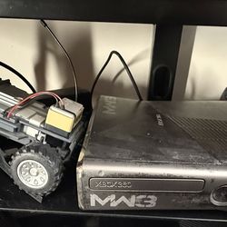 Xbox 360 Limited Edition Call Of Duty Mw3. With Black Ops Prestige Edition And Rdxd Remote Control Car