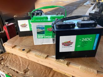 New and used batteries