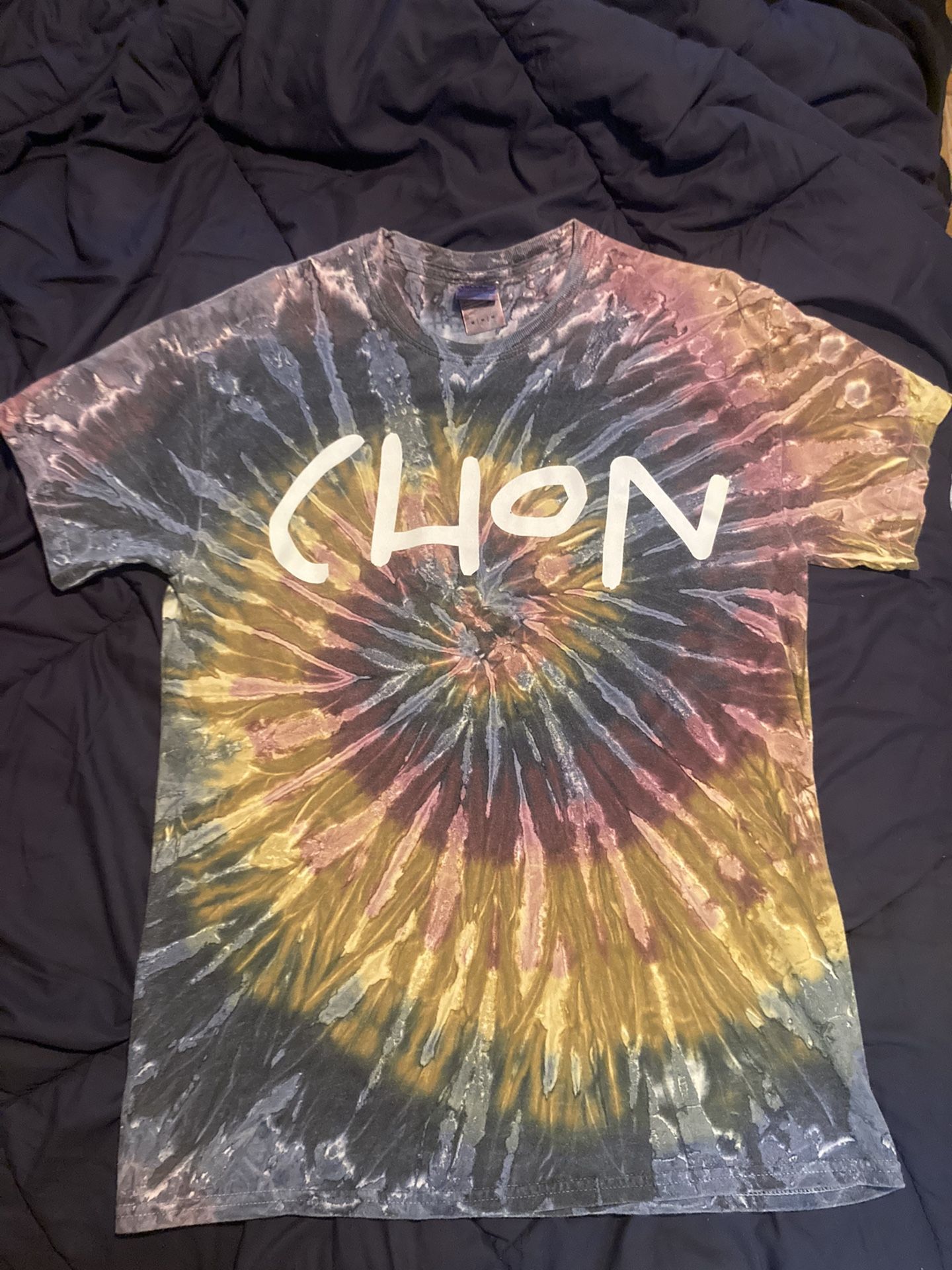 Tie Dye CHON band T Shirt, M