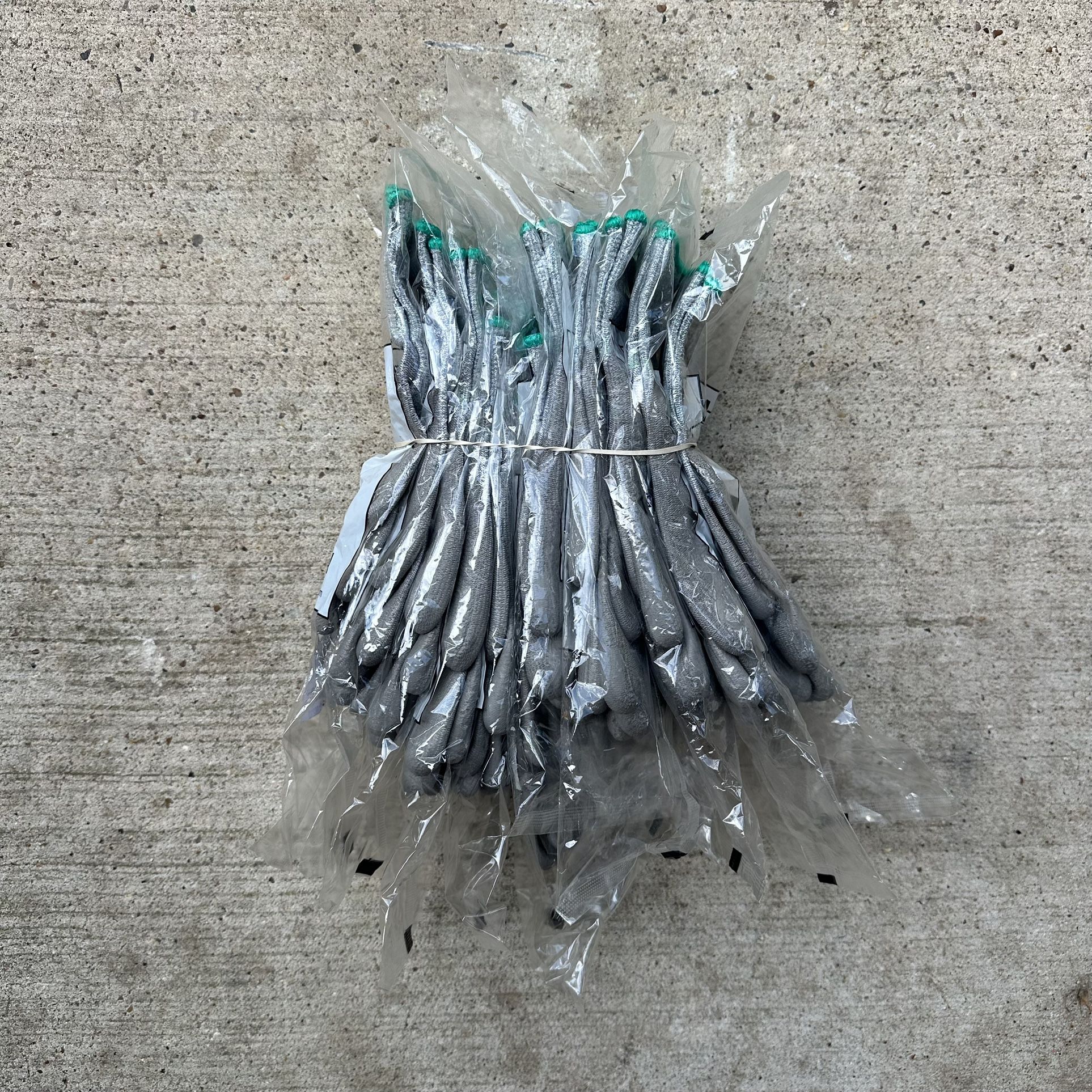 12 Pairs pack Pro-Safe ANSI CUT LEVEL A3 Size XL Gray Palm Coating EXTRA LARGE