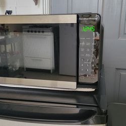 Mini Fridge, Microwave, and Trolley