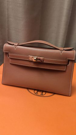 Hermes Pochette Kelly MINI Clutch swift
