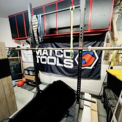 Weights and Squat Rack