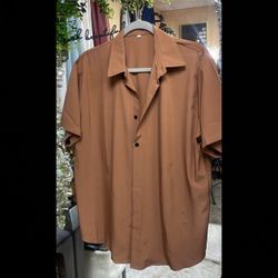 Men's brown Dress Shirt 