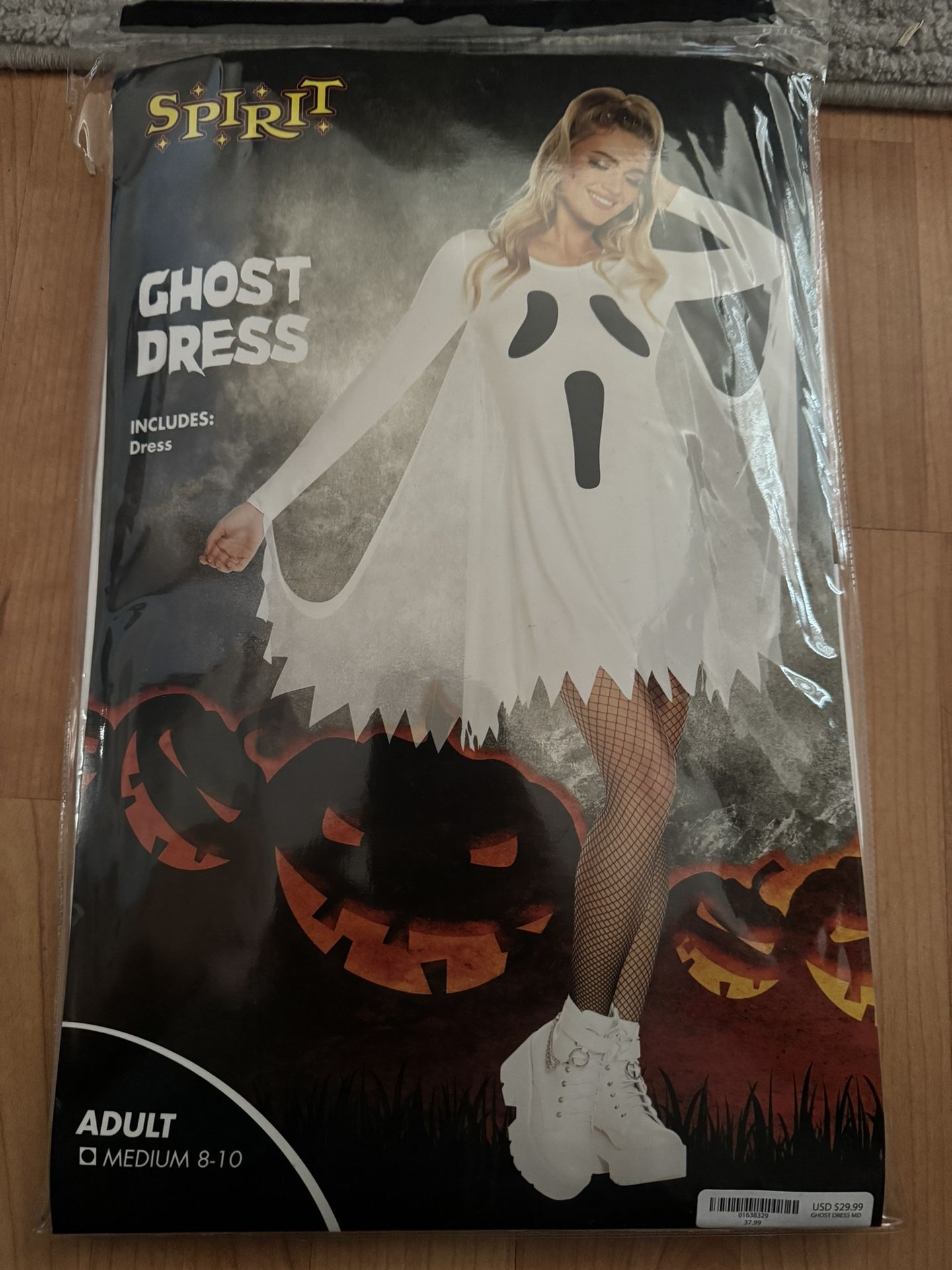 Ghost Dress Adult Sizes