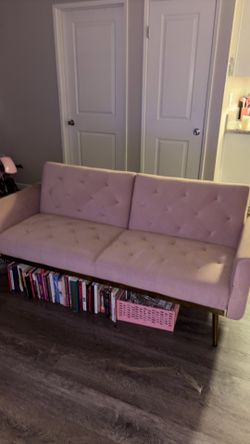 Pink couch