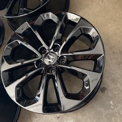 18” Honda Rims Gloss Black Firm Price,,,  