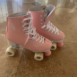Quad Roller Skates | Retro Design Pink. Decathlon, 7.5