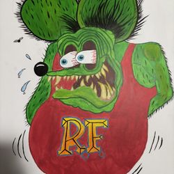 Rat Fink Painting