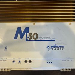 Vintage Phoenix Gold Amp and Crossover 