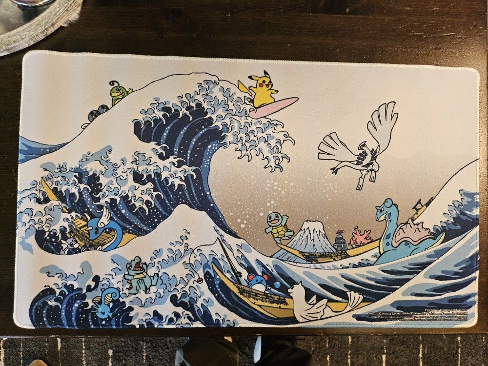 Great Wave Pikachu And Friends Playmat