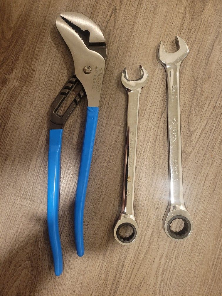 Brand new wrenches and pliers