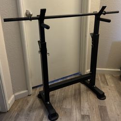 Barbell Dip Rack With Barbell