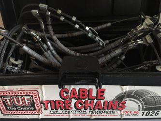 Trip to the mountains? Tire Chains!