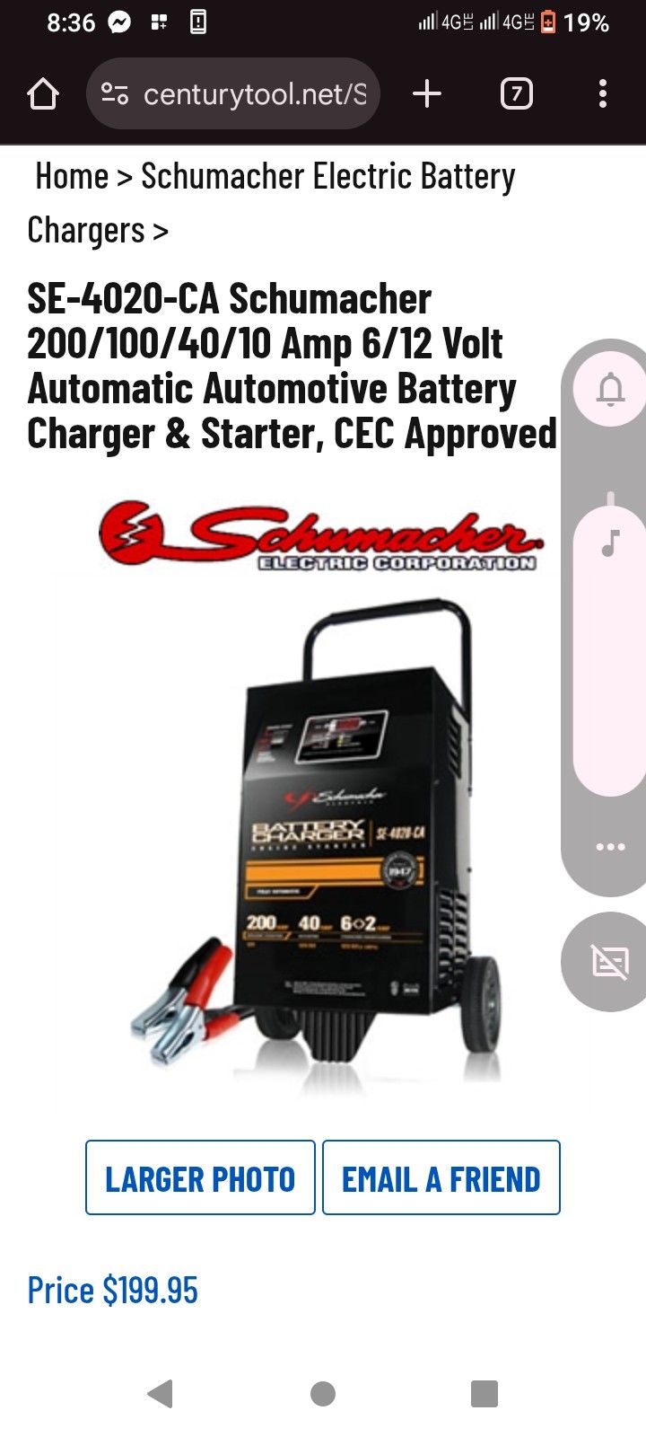 Battery Charger N Starter