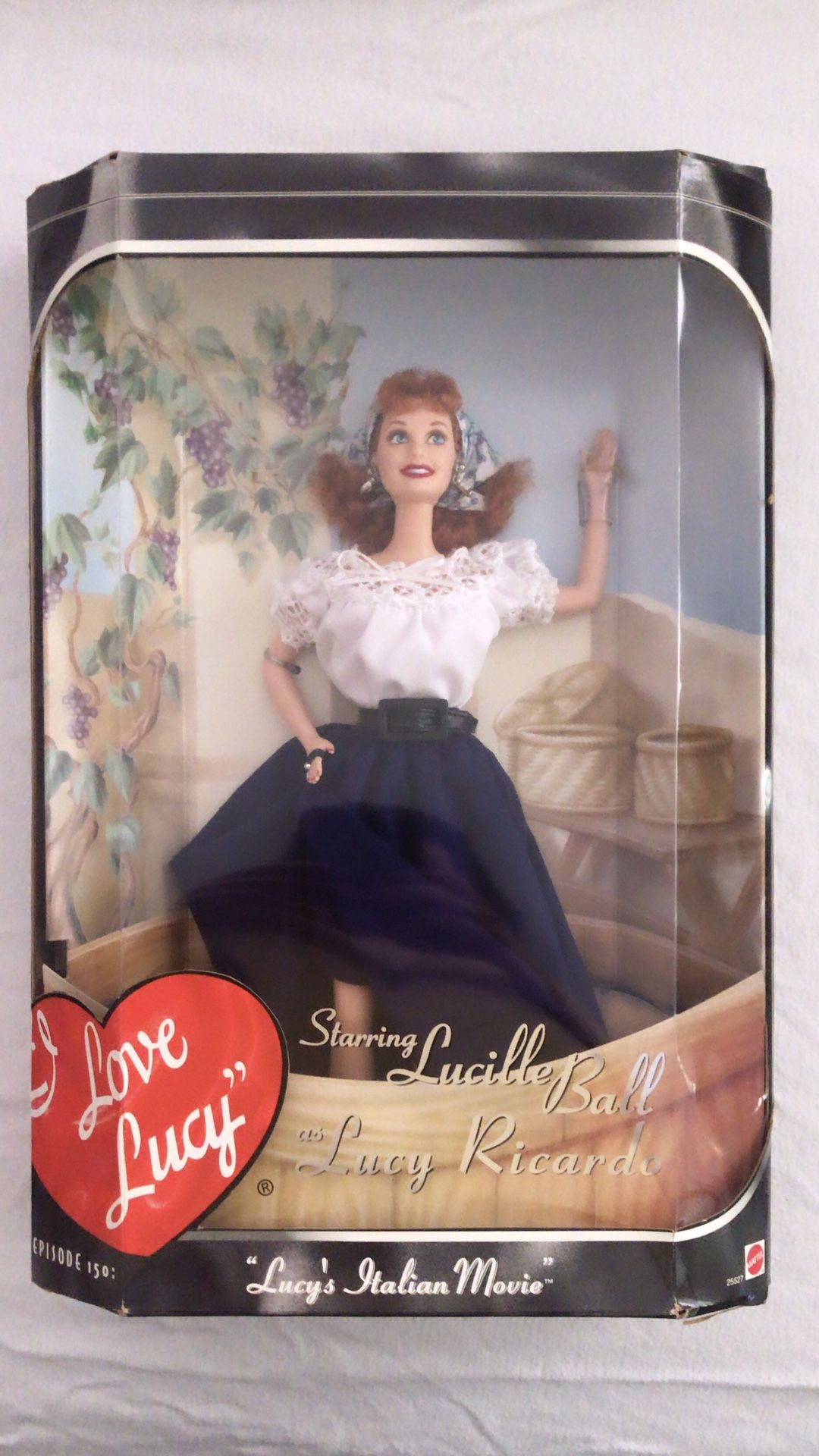 Barbie As Lucy Ricardo From I Love Lucy - Grape Stomping Episode 150 Collector Doll, 11.5" Tall